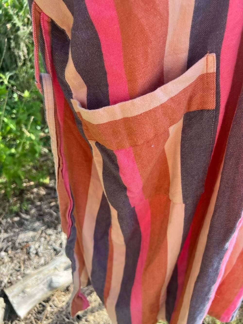 Bathen Long Striped Robe in Daze - Picture 8 of 14